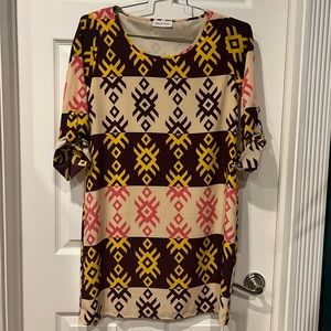 Gabriela Rocha boho 3/4 sleeve dress.